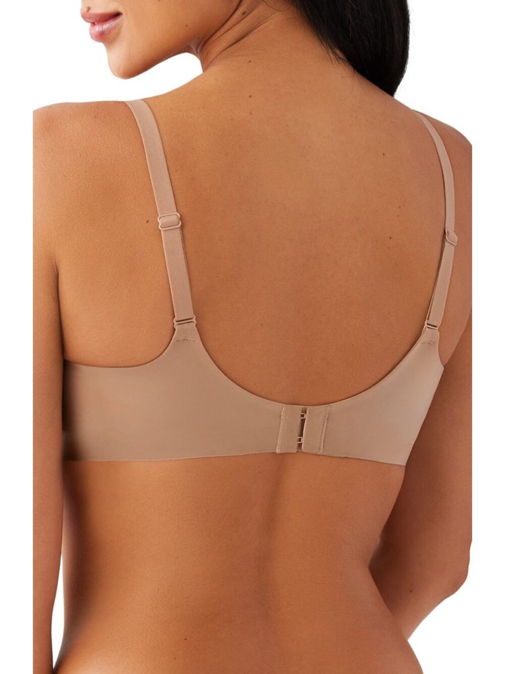 🆕WACOAL Confidence Boost Lift Unpadded Underwire Bra 34DD Beige Nude #855380 - Picture 3 of 7